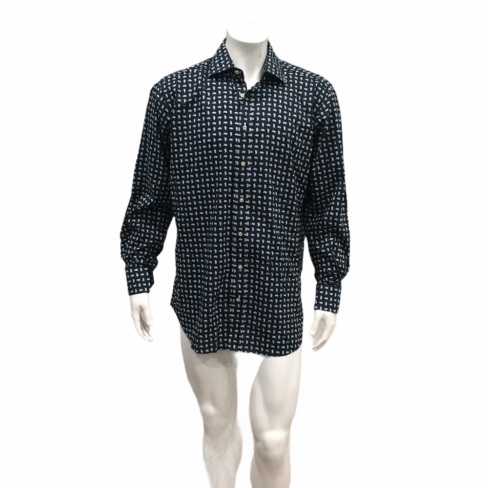 Etro Milano Mens Paisley Button Shirt